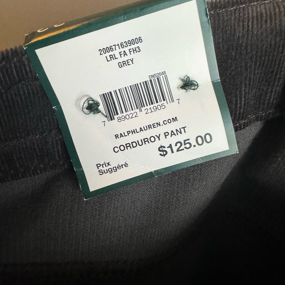 Men’s Ralph Lauren Corduroy pants, new with tag. - Picture 6 of 6